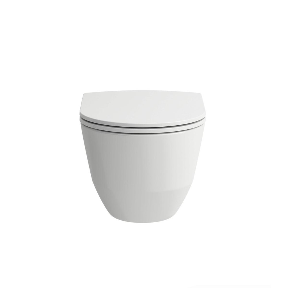 Wand-WC Pro Compact weiss spülrandlos